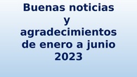 Buenas Noticias 2º trimestre