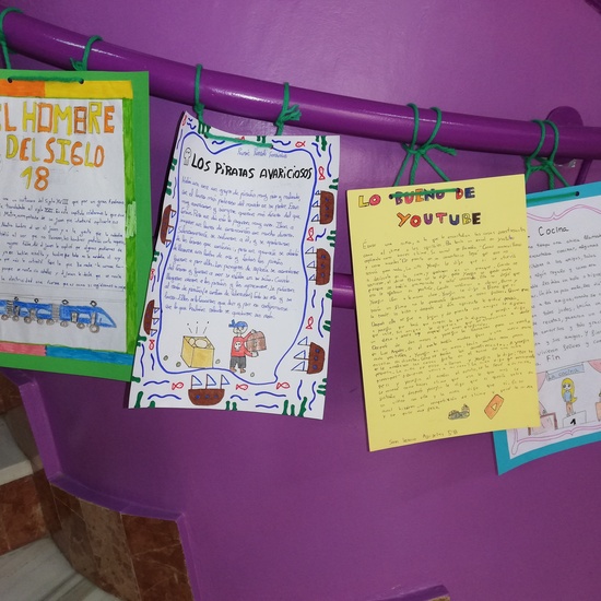 Mercadillo de Libros, premiados, y exposición de trabajos. Día del Libro curso 18-19 18