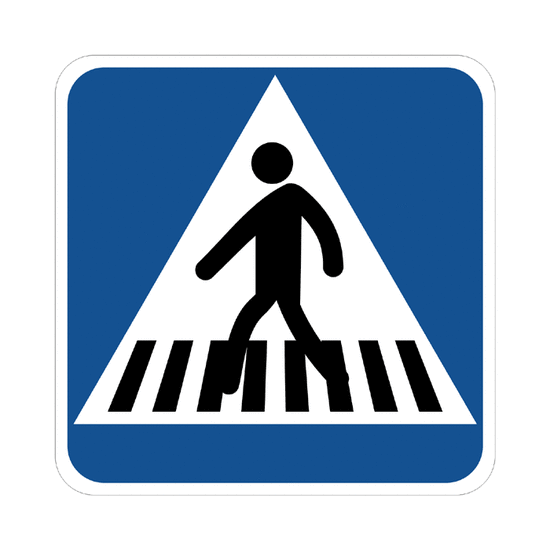 Situación de un paso para peatones