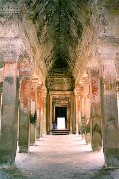 Interior de Palacio Real, Angkor, Camboya