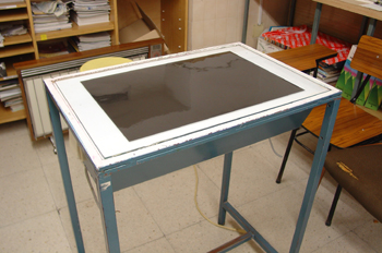 Prueba laminada de film negro