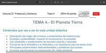 Tema 3.- El planeta Tierra 1ª Sesión   20-11-2025