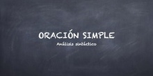 PASOS ORACIÓN SIMPLE