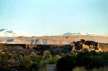 Kasbah derruida próxima a Ouarzazate, Marruecos