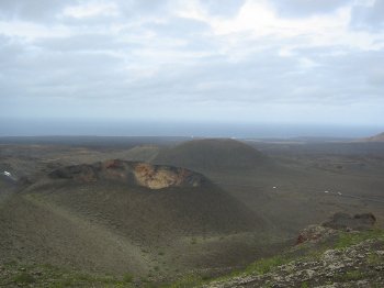 Crater en Timanfaya