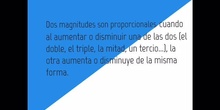  PRIMARIA - 6º - MAGNITUDES PROPORCIONALES - MATEMÁTICAS - FORMACIÓN.MOV