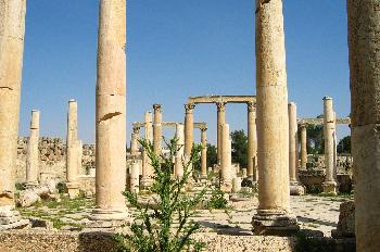 Restos arqueológicos, Jarash, Jordania