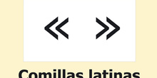 Comillas latinas