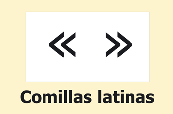 Comillas latinas