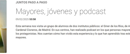 Recuerdos con mi abuela.