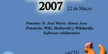 Boadinux 2007 - Wiki, Mediawiki y Wikimedia. Software colaborativo.