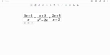 Suma y resta de fracciones algebraicas