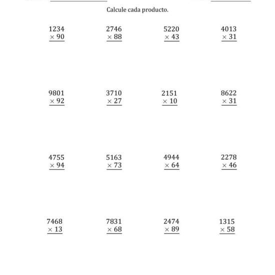 MULTIPLICACIONES 27 DE MARZO
