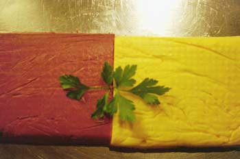 Pastel de dos sabores