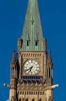 Torre del parlamento de Ottawa, Canada