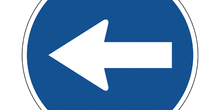 Sentido obligatorio: Izquierda