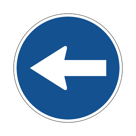 Sentido obligatorio: Izquierda