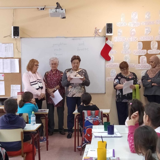 Los abuelos, profes por un día 2