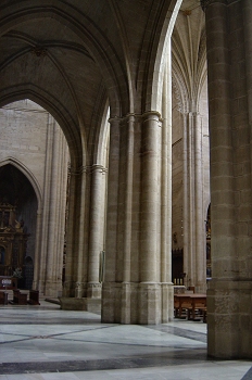 Vista interior de la Catedral de Huesca