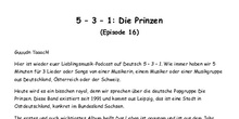 Transkript: Die Prinzen (5 - 3 - 1)