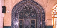 Interior de la Mezquita del Viernes, Kerman (Irán)