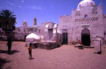 Edificaciones en Zabid, Yemen