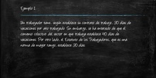 Ejemplo de aplicación de principios del derecho laboral