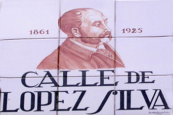 Indicativo de calle, Calle de López Silva, Madrid