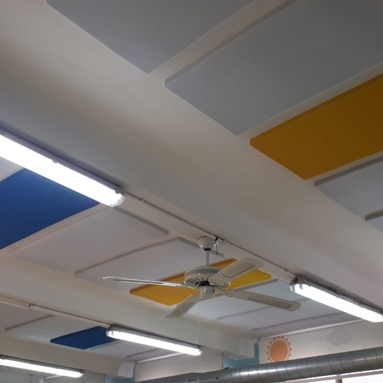 Insonorización Comedor Escolar. Fotos. 12