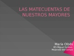 Las Matecuentas de Nuestros Mayores Definitivo