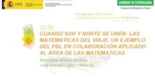 Cuando Sur y Norte se unen: Las matemáticas del viaje, un ejemplo de PBL en colaboración aplicado al área de las matemáticas.