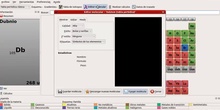 Dibujar átomos con el Editor Molecular de Kalzium
