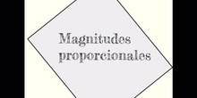 PRIMARIA - 6º - MAGNITUDES PROPORCIONALES - MATEMÁTICAS - FORMACIÓN