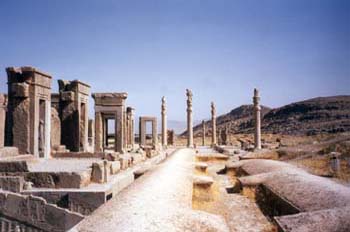 Palacio de Darío y apadana, Persépolis (Irán)