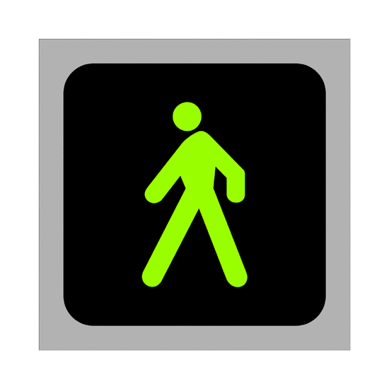 Semáforo para peatones: Cruzar