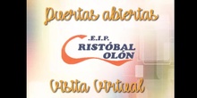 PUERTAS ABIERTAS. CEIP CRISTÓBAL COLÓN. VISITA VIRTUAL