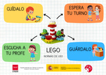 Normas de aula de LEGO STEAM PARK _ Tamaño A3