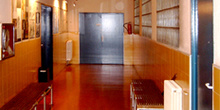 Pasillo de un colegio