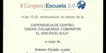 Crear, colaborar,compartir: el wiki en el aula