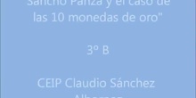 Sancho Panza y el caso de las 10 monedas de Oro-3ºB (2 de marzo de 2016)