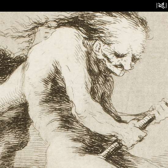 Los Caprichos en detalles apaisados 42