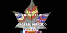 CROSS EL PERALEJO LLEGADA MINIBENJAMÍN FEMENINO
