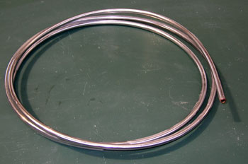 Tubo de cobre cromado