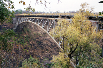 Puente sobre el río Zambeze, Zimbabwe