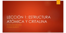 Estructura de la materia