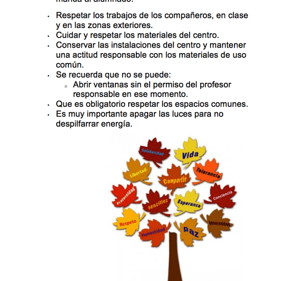 Normas de convivencia Ceip Ágora Brunete 6