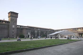 Torre posterior del Castello Sforzesco, Milán