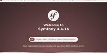 Arrancamos el servidor de Symfony