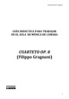 Guía Didáctica Cuarteto Op. 8 (F. Gragnani)