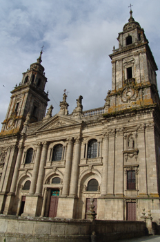 Fachada principal de la Catedral de Lugo, Galicia